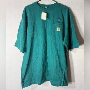 Carhartt Teal Short Sleeve Men's Tee